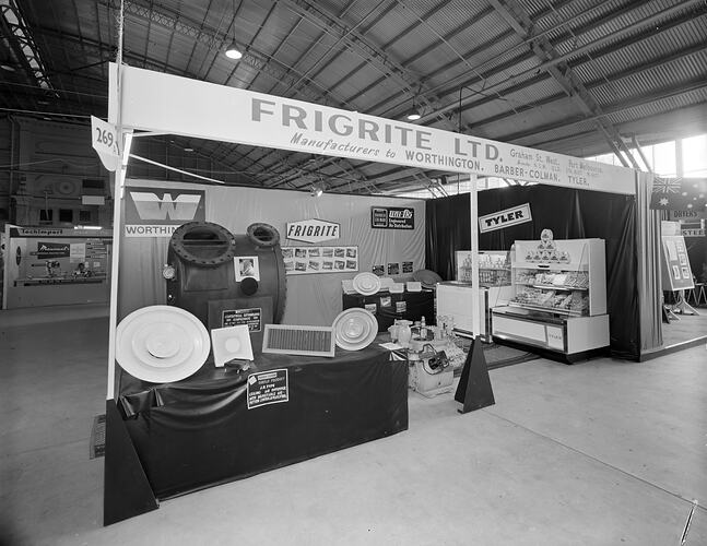 Frigrite Refrigeration International, Exhibition Stand, Victoria, 05 Mar 1959