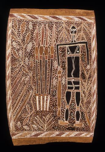 Painting, bark, Australia, Eastern Arnhem Land