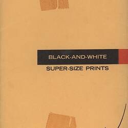 Envelope - Kodak Australasia Pty Ltd, 'Black-and-White Super-Size Prints', circa 1970s