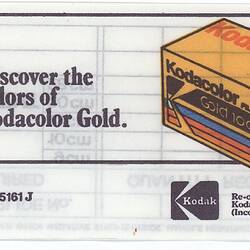 Envelope - Kodak Australasia Pty Ltd, Re-Order Envelope, 1986-1991