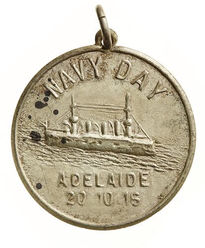 Medal - Navy Day, Adelaide, Australia, 1918
