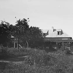 Glass Negative - Path to Farm House, circa 1900s