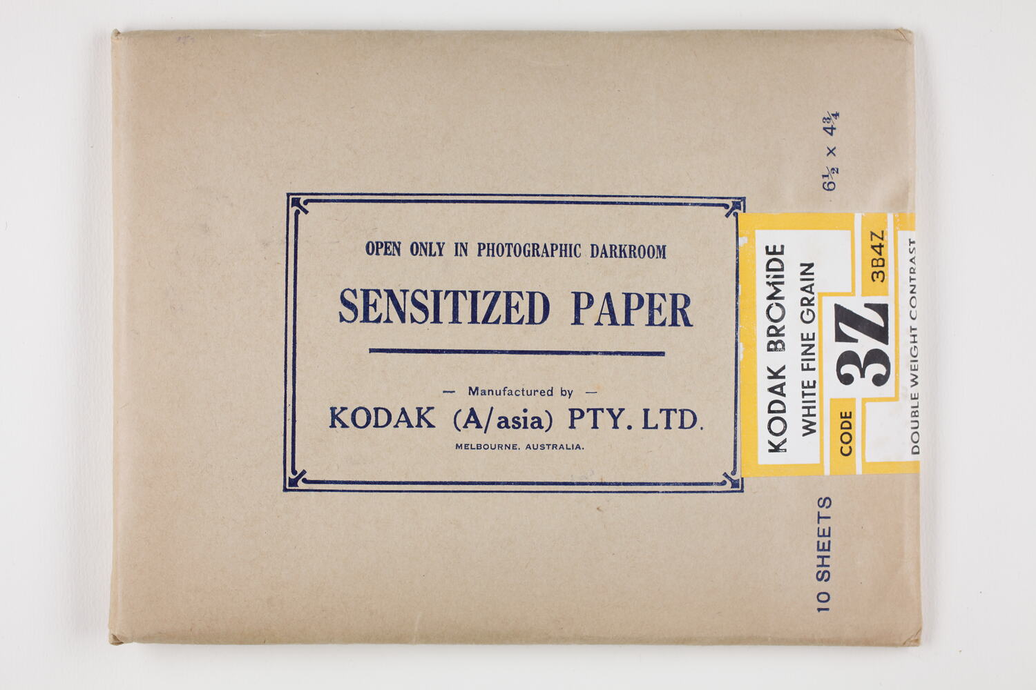 Photographic Paper - Kodak Australasia Pty Ltd, Sensitized Paper ...