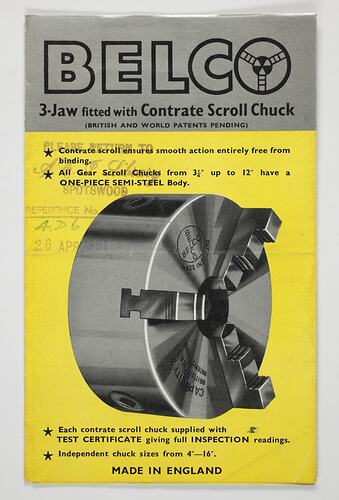 Front cover with photo image and descriptive text.