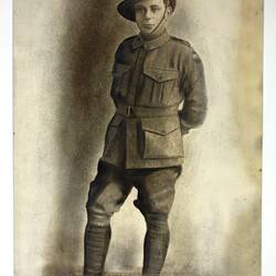 Photograph - Private Sydney Kann, AIF, World War I, 1915