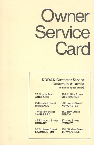 Printed black text on card.