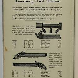 Trade Literature - Bevan & Edwards Pty Ltd, Machine Tools, 1907