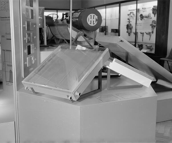 Solar Energy exhibition, Science Museum, Melbourne, 1975