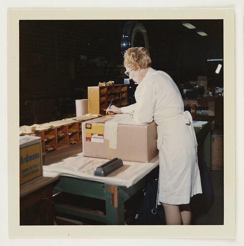 Preparing Air Freight Delivery of Processed Prints, Building 20, Kodak Factory, Coburg, circa 1960s