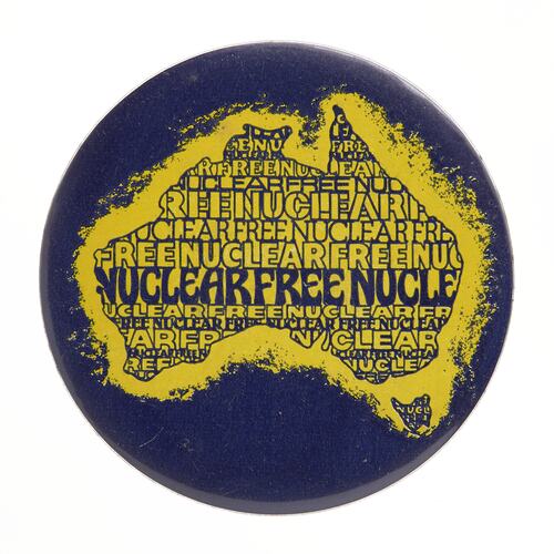 Badge-Nuclear Free, circa 1979