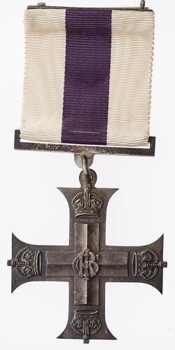 Medal - Military Cross, George V, Great Britain, Reverend Ormonde Winstanley Birch, circa 1917 - Obverse