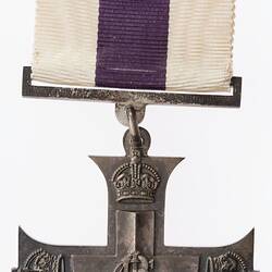 Medal - Military Cross, George V, Great Britain, Reverend Ormonde Winstanley Birch, circa 1917 - Obverse