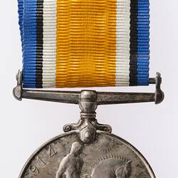 Medal - British War Medal, Great Britain, Sergeant W.F. Doubleday, 1914-1920 - Reverse
