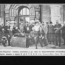 Photograph - H.V. McKay with Reps from the Russian Agricultural Society, Russia, 1912