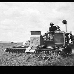 Photograph - H.V. McKay Massey Harris, Farm Equipment Manufacture & Field Trials, Evanslea, Queensland, May 1935