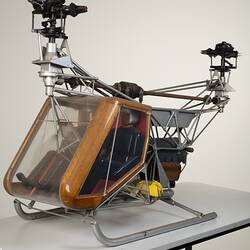 Model of a twin-rotor helicopter.