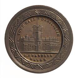 Medal - Jubilee of Queen Victoria, Deniliquin, New South Wales, Australia, 1887