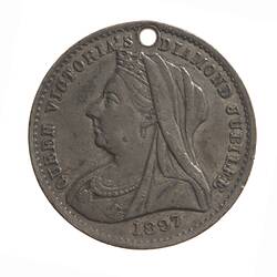 Medal - Diamond Jubilee of Queen Victoria, Ararat, Shire of Ararat, Australia, 1897
