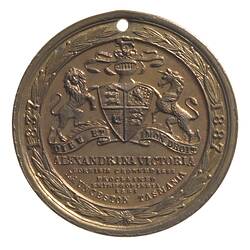 Medal - Jubilee of Queen Victoria, Launceston City Council, Tasmania, Australia, 1887