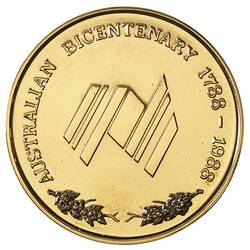 Medal - Australian Bicentenary, 1988