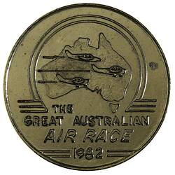 Medal - Great Australian Air Race, 1982 AD