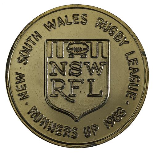 Medal - New South Wales Rugby League Runners Up, 1983 AD