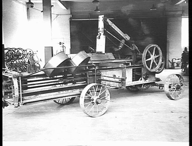 CASE BAILING PRESS FITTED W/- MR. CONNOR'S THREADING ATTACHMENT: 28 OCT 1941