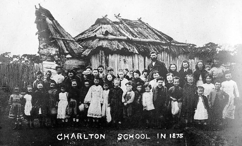 CHARLTON SCHOOL IN 1875.