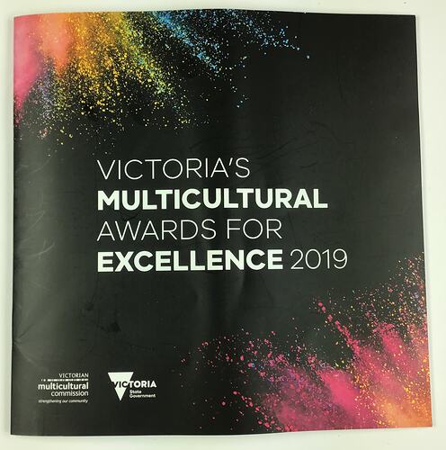 Booklet - Nyadol Nyuon, Victorian Multicultural Awards For Excellence, Melbourne, 2019