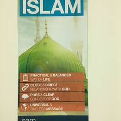 Brochure - 'Introduction to Islam', Victorian Mosque Open Day, 17 Mar 2019