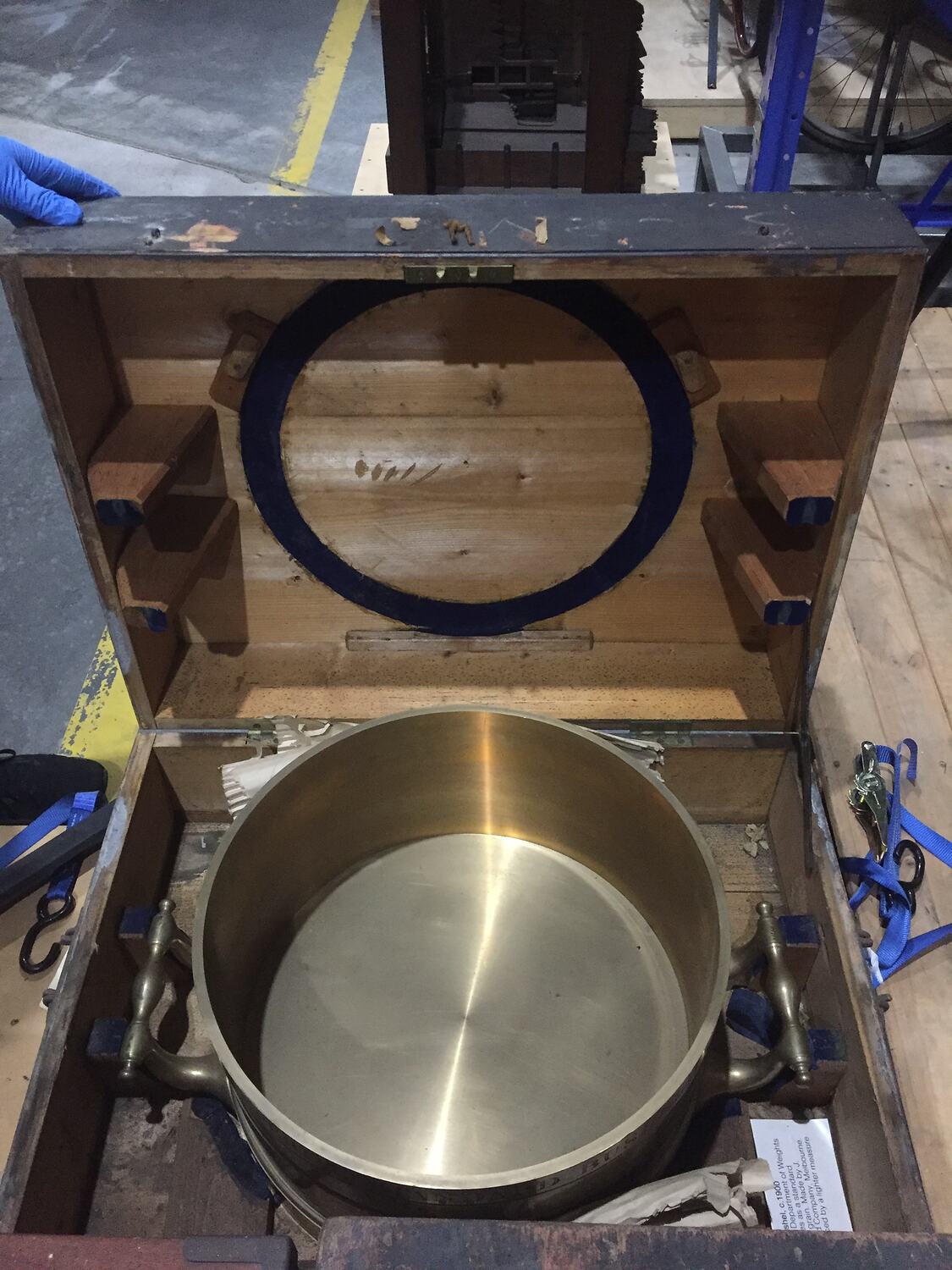 Standard Volume Bushel, Primary Standard, Brass, J. McEwan & Co