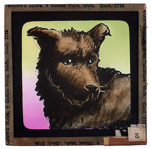 Lantern Slide - Universal Opportunity League, Brown Dog