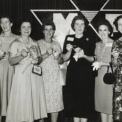 Photograph - McKay Massey Harris, 'Wives & Lady Friends' at the 'Show of Progress' Dealers Event, Melbourne, Victoria, Feb 1960