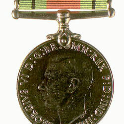 Australia, The Defence Medal 1939 - 1945, Obverse