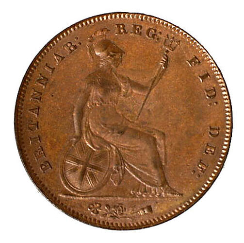 [NU 1179] Penny, Great Britain, 1854 (AD) (COINS) (Reverse)