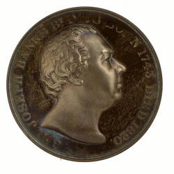 Medal - Joseph Banks Gold Prize, Royal Horticultural Society, Great Britain, 1920 (Reverse)