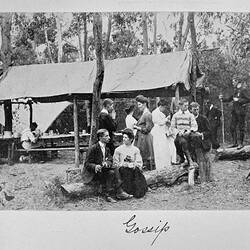 Photograph - 'Gossip', by A.J. Campbell, Ferntree Gully, Victoria, 1905
