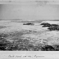 Photograph - 'Back Beach at The Narrows', by A.J. Campbell, Phillip Island, Victoria, Mar 1902
