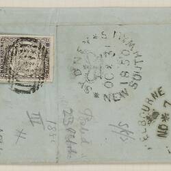 Stamp - Sydney View, 2 Pence, New South Wales, September 1850