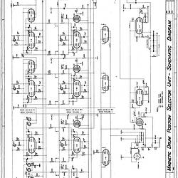 Schematic Diagram - CSIRAC Computer, 'Magnetic Drum Position Selection Unit Schematic',  B21622, 1952-1955