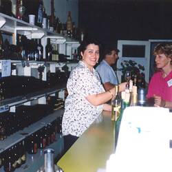 Digital Photograph - Wine Tasting, Women on Farms Gathering, Numurkah, 1992
