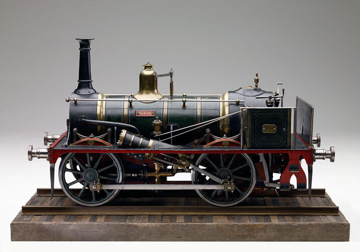 Steam Locomotive Model - Hobsons Bay Railway Pier Shunting Engine, No.5, 0-4-0WT Type, 1857
