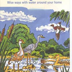Booklet - 'Turning Blue: Wise ways with water around your home', City of Melbourne, 2004