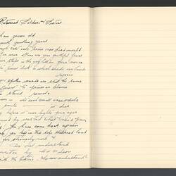 Memoir - World War I, Nurse's, A. E. Williams (nee Cocking)