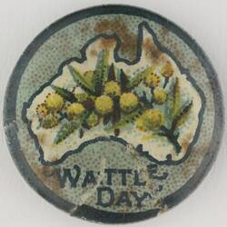 Badge - 'Wattle Day', Australia, 1914-1918