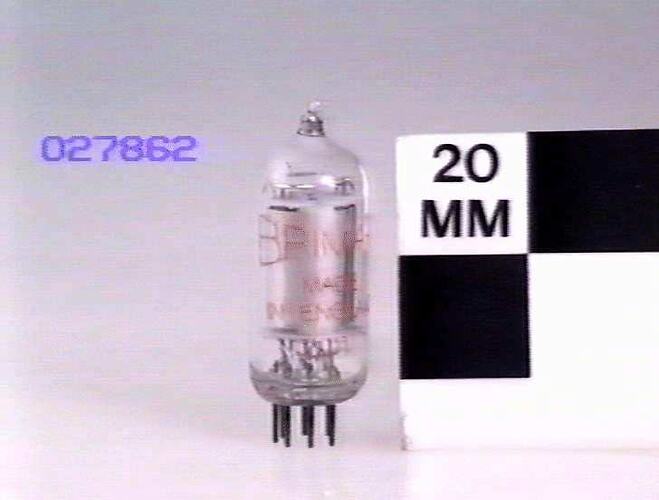 Electronic Valve - Brimar, Beam Tetrode, Type 3V4, 1950s