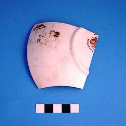 Saucer - Ceramic, White Glazed, Bridgewood & Son, Staffordshire, England, circa 1885-circa 1891