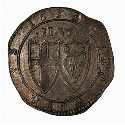 Coin - Halfcrown, Commonwealth of England, Great Britain, 1653 (Reverse)