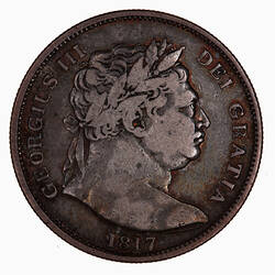 Coin - Halfcrown, George III, Great Britain, 1817