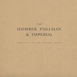 Humber Pullman & Imperial